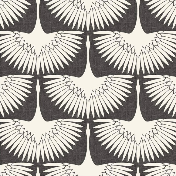 Tempaper Peel and Stick Wallpaper Feather Flock Storm Gray Genevieve Gorder NEW - Picture 12 of 12